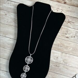 Cato Silver Pendant Necklace
